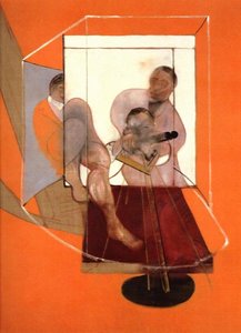 Three Figures, One With Shotgun, 1980 — Francis Bacon, Surrealist Expression Surrealism