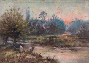 The Wandle, Waddon, Croydon, Surrey — William Henry Hope
