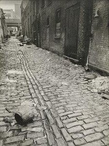 Charles Lane Between West And Washington Streets, Manhattan — Berenice Abbott
