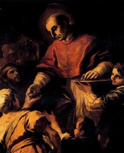 San Carlos Borromeo — Luca Giordano
