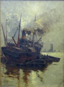 Unloading At Port