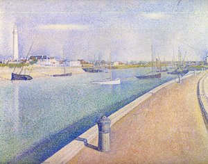 The Channel At Gravelines, Petit-fort-philippe — Georges Seurat