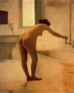 In The Bathroom — Ramon Casas I Carbó