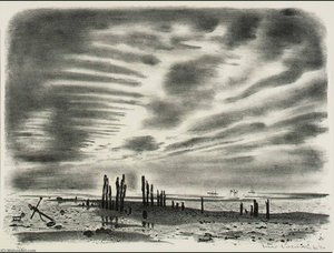 Abandoned Anchor — Louis Lozowick