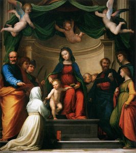 The Marriage Of St Catherine Of Siena — Fra Bartolommeo, High Renaissance