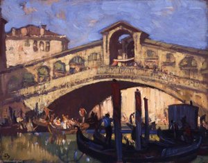The Rialto, Venice — Frank Brangwyn