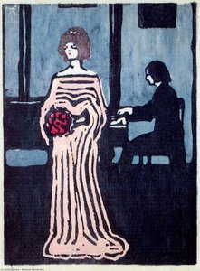 Die Sängerin — Wassily Wassilyevich Kandinsky