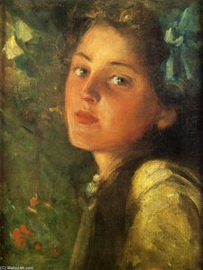 A Wistful Look — James Carroll Beckwith