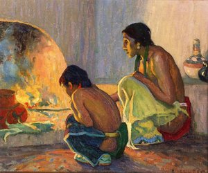 The Evening Meal — Eanger Irving Couse