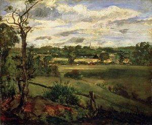 View Of Highgate From Hampstead Heath — John Constable, Romanticism