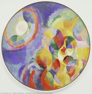 Simultaneous Contrasts Sun And Moon — Robert Delaunay, Orphism