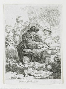 The Pancake Woman — Рембрант, Baroque
