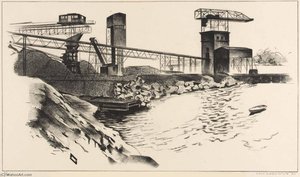 Coal Yard — Louis Lozowick