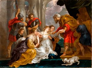 Esther Presents Herself At The Palace — Willem Van Herp