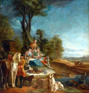 A Hunting Luncheon — Charles-andré Van Loo