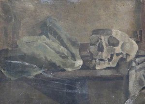 Still Life With A Sawn Off Skull — Alan Francis Clutton Brock