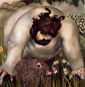 Christ In The Wilderness. Consider The Lilies — Sir Stanley Spencer