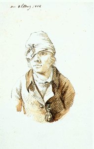 Autorretrato Con Capucha Y Protector De Ojo — Caspar David Friedrich