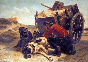 La Mort Dun Ami Sun — Henriette Ronner Knip