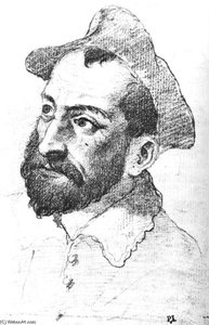 Portrait Of Vincenzo Borghini — Federico Zuccaro