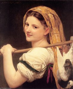 Returned From The Market — William-adolphe Bouguereau