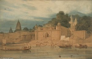 Shivala Ghat, Benares, Varanasi — Thomas Daniell