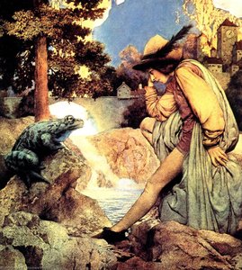 The Frog Prince — Maxfield Parrish