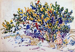 Children In The Tree — Maurice Brazil Prendergast, Post-impressionism