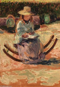 Girl Reading In A Garden — Duncan Grant