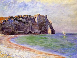 The Manneport, Etretat, The Porte D'aval — Claude Monet, Impressionism