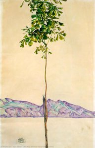Little Tree (chestnut Tree At Lake Constance) — Egon Schiele, Expressionist Movement