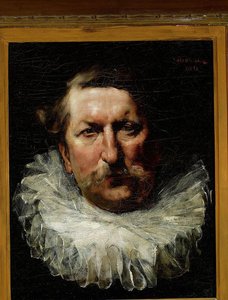 Portrait Of A Man In A Frill — Teodor Axentowicz