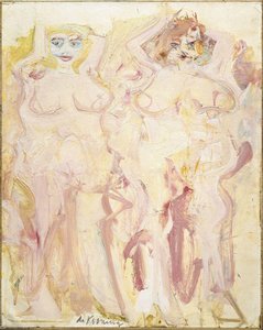 Two Standing Women — Willem De Kooning, Abstract Expressionism