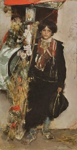 The Standard Bearer Of The Harvest Festival — Антонио Манчини
