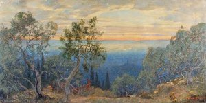 Hillside At Fiesole, Florence, Val D'arno, Italy — William Herbert Allen