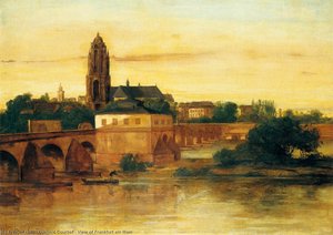 Ansicht Von Frankfurt Am Main — Gustave Courbet