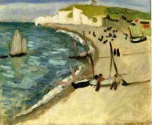 Aht Amont Cliffs At Etretat — Анри Матис, Post-impressionism