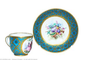 A Cup With Its Saucer — Unkown Prosper