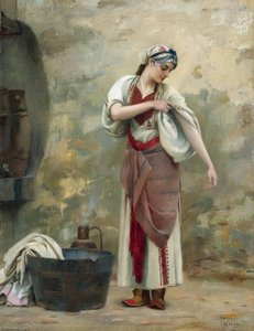 The Laundress — Theodoros Ralli