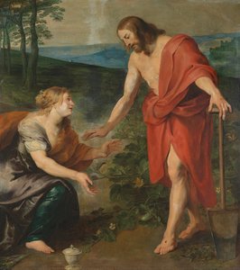 Christ Appearing To Mary Magdalen As A Gardener (noli Me Tangere), Peter Paul Rubens (workshop Of), C. 1615 - 1618 — Peter Paul Rubens, Baroque