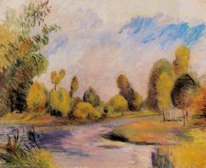 Ufer Eines Flusses — Pierre-auguste Renoir, Impressionism