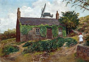 Old Grammar School and the Windmill, Wallasey, Wirral