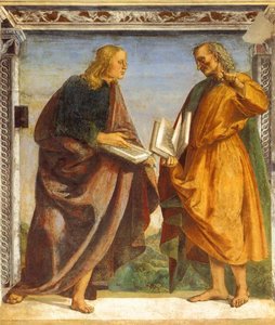 Pair Of Apostles In Dispute — Luca Signorelli
