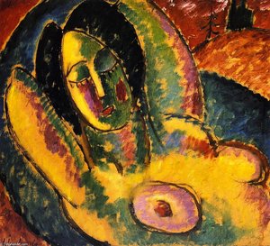 Sleeping Woman — Alexej Von Jawlensky, Early Expressionism