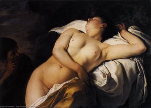 Sleeping Nymph And Shepherd — Jan Gerritsz Van Bronchorst