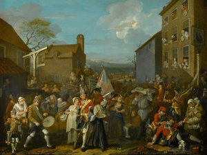 William Hogarth, El Desfile de los Guardias a Finchley, 1750 © The Foundling Museum