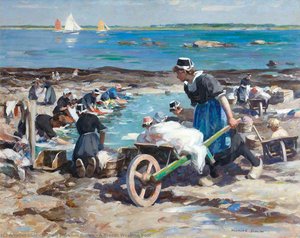 A Breton Washing Pool — William Marshall Brown