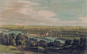 Iew Of Reading From Caversham — Joseph Farington