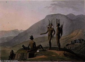 Bush-Men Hottentots Armed for an Expedition