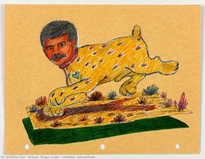 Untitled (self-portrait) — Gilbert 'magu' Luján